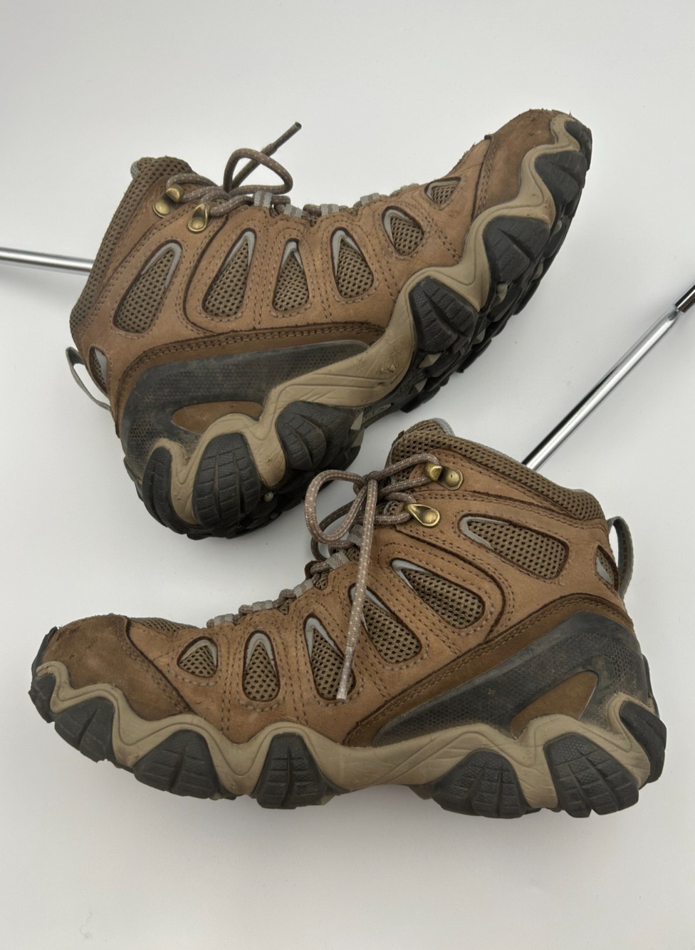 Oboz Sawtooth II Mid Hiking Boots Walnut Brown Women's Size 8